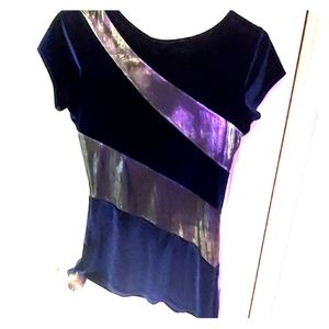 Vintage asymmetrical top